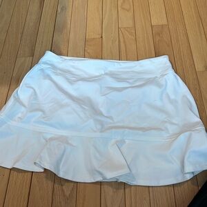 Tommy Bahamas white tennis skirt large small stain can bleach shorts with pocket